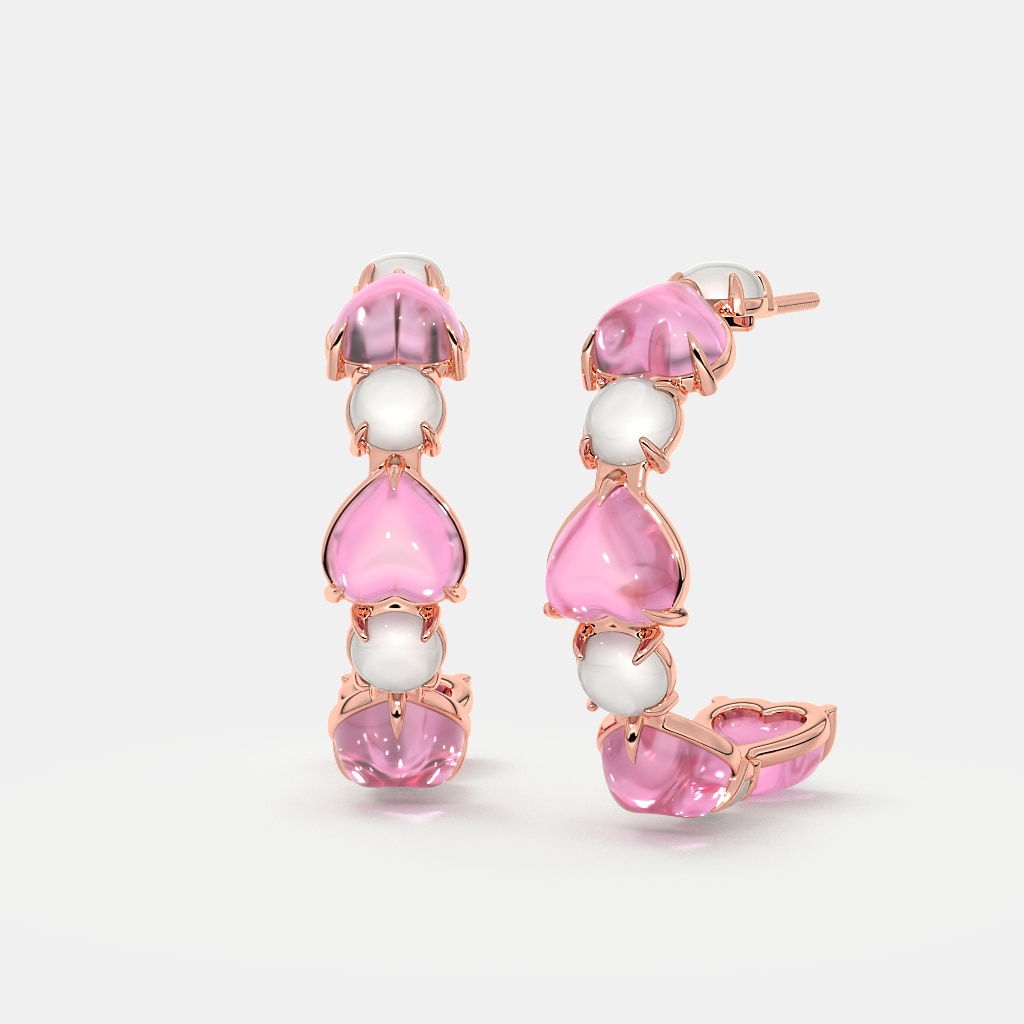 The Mireia J Hoop Earrings