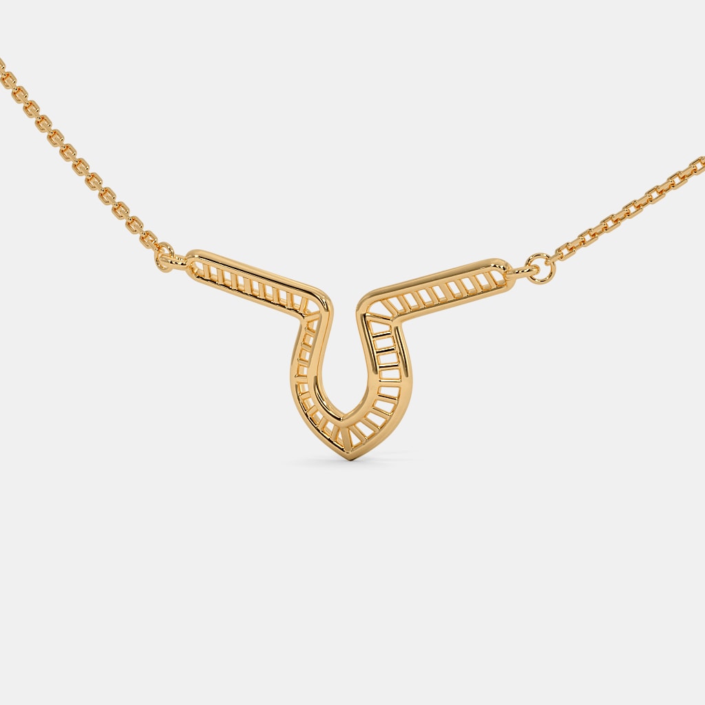 The Atch Shape Pendant Necklace