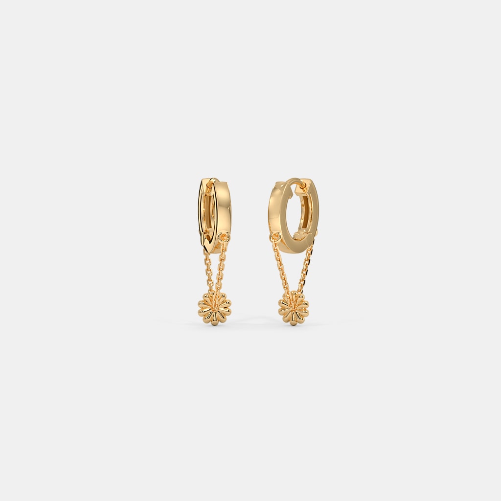 The Daisilenne Dangle Hoop Earrings
