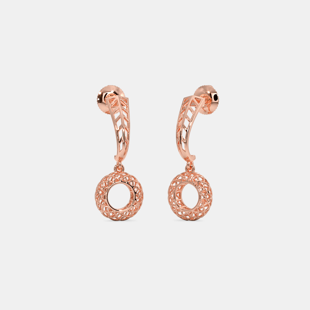 The Matija Dangle Hoop Earrings