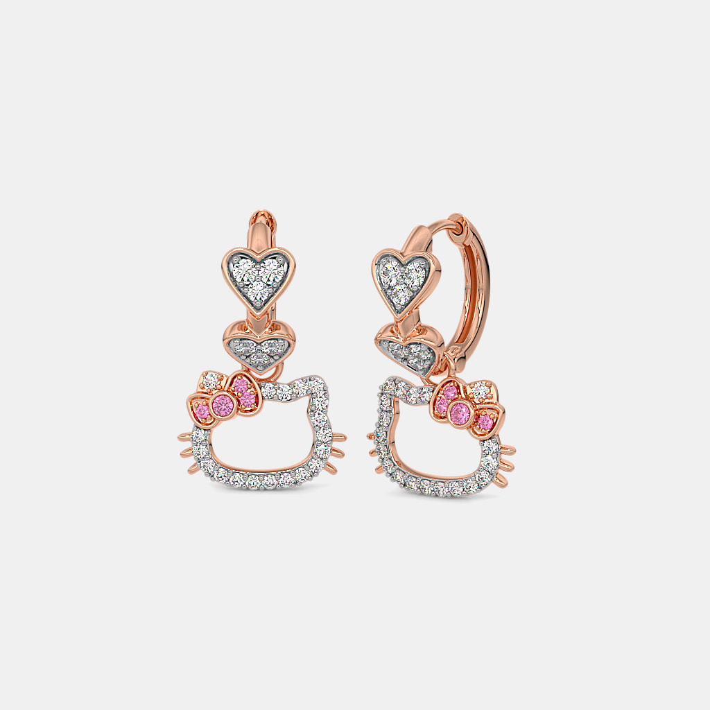 The Chibi Dangle Hoop Earrings