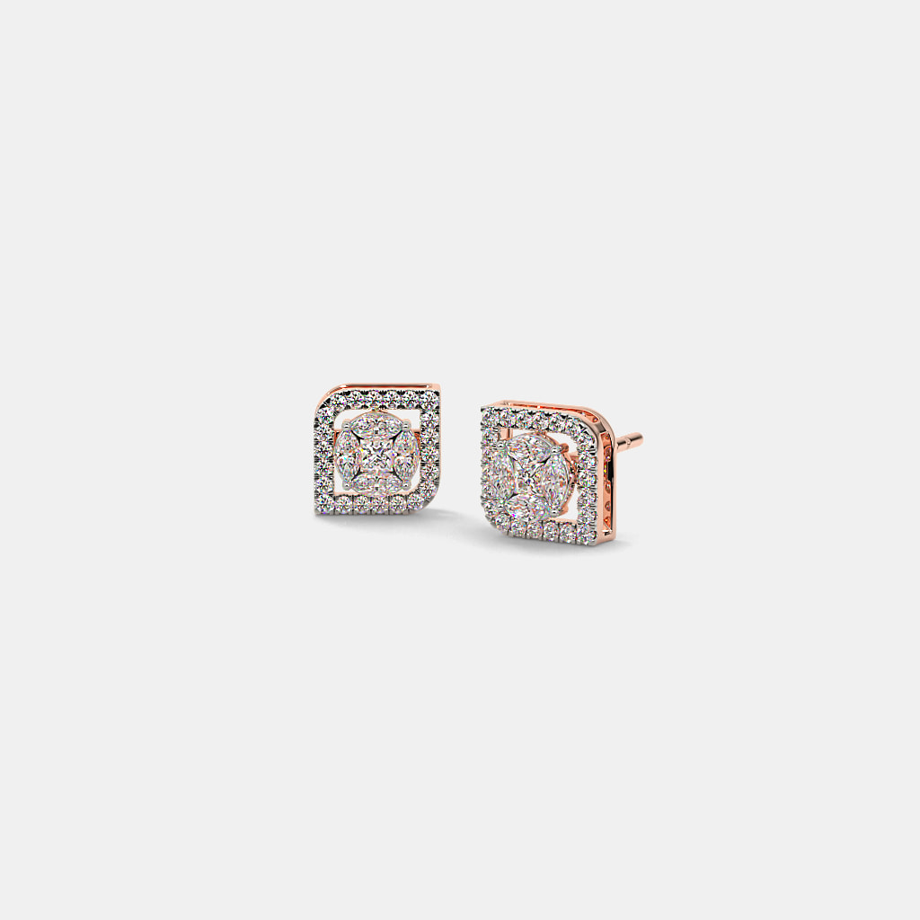 The Roundedge Stud Earrings