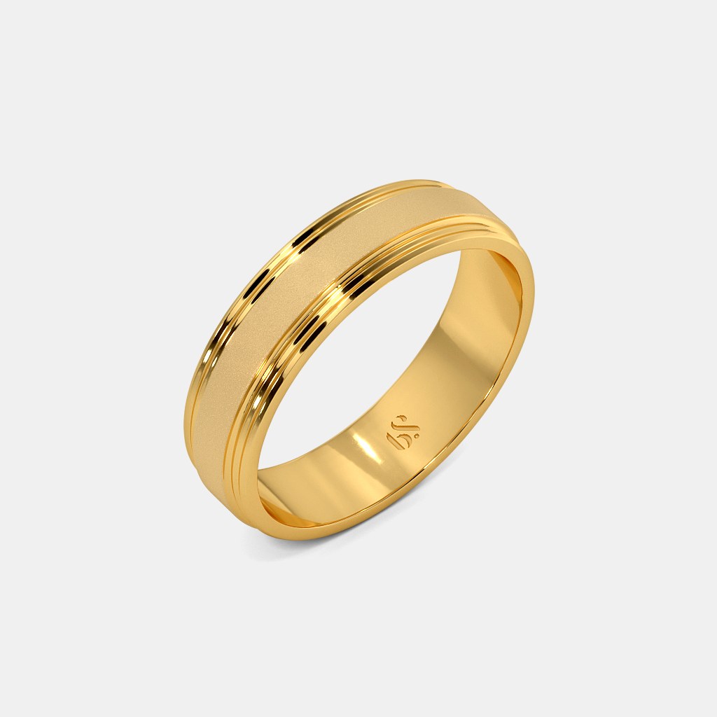 Dapperheid Vergelden Phalanx Buy 300+ Plain Gold Rings Online | BlueStone.com - India's #1 Online  Jewellery Brand