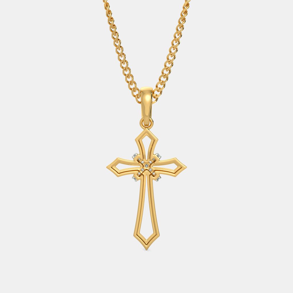 The Aron Cross Pendant | BlueStone.com