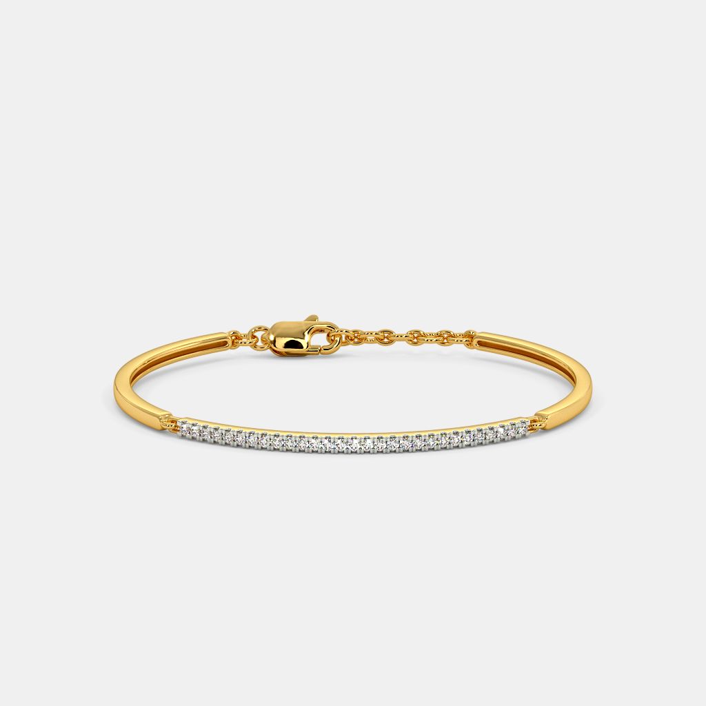 The Xari Oval Bangle | BlueStone.com