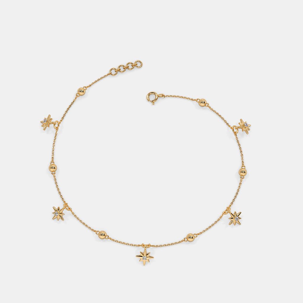 Gold anklet 9ct