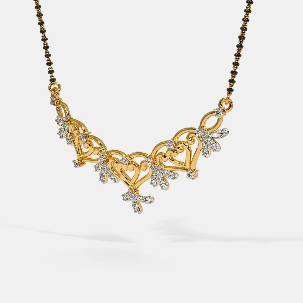 Bluestone diamond mangalsutra cheap