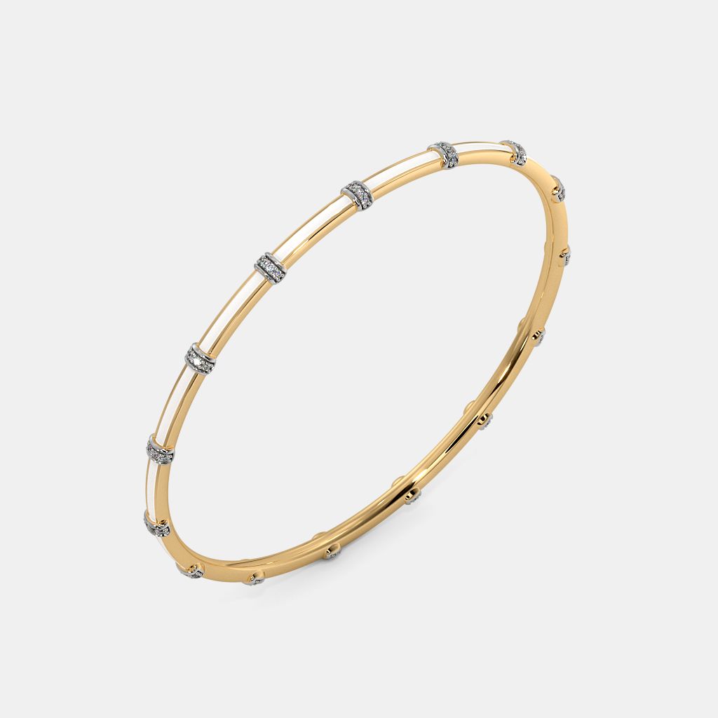 The Petite Round Bangle BlueStone