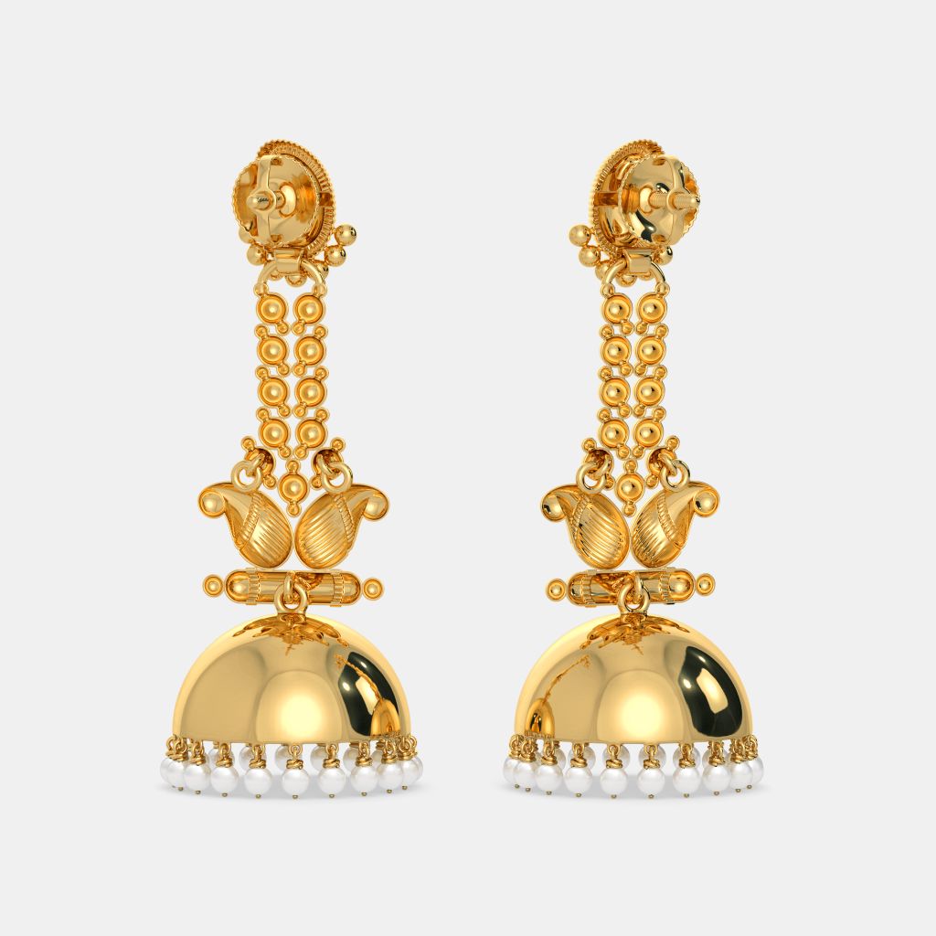 Gold discount jhumka png