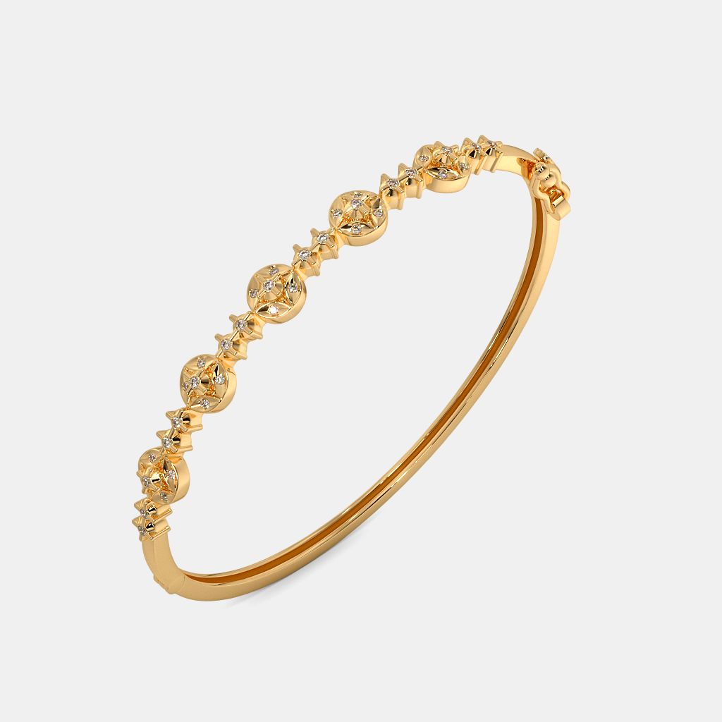The Ourania Oval Bangle BlueStone