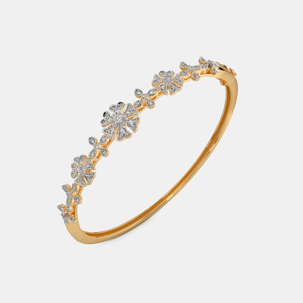 The Idil Oval Bangle BlueStone