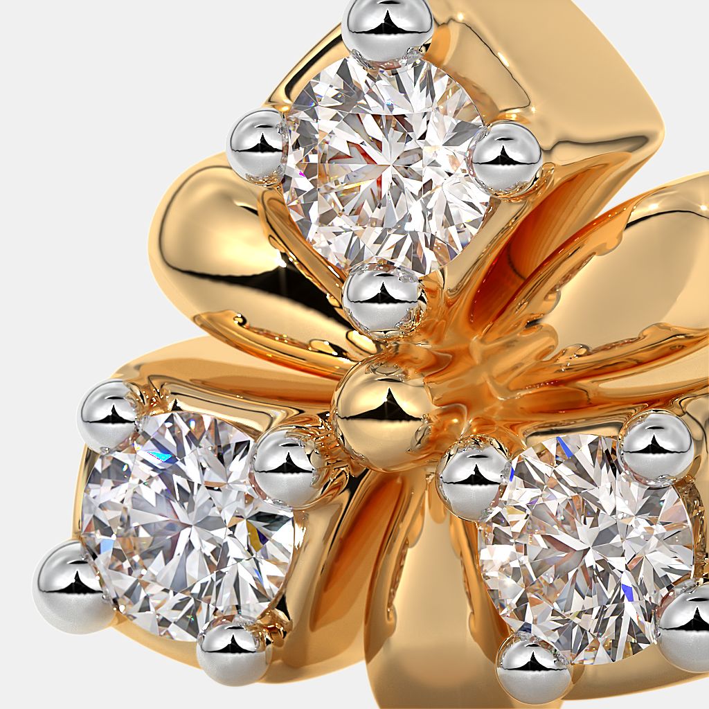 The Akamai Multi Pierced Stud Earrings | BlueStone.com