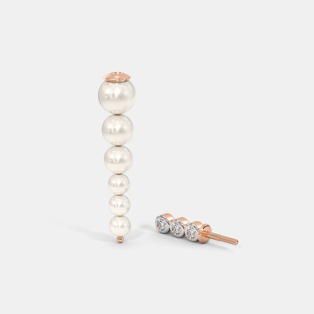 The Swanki Pearl Statement Earring