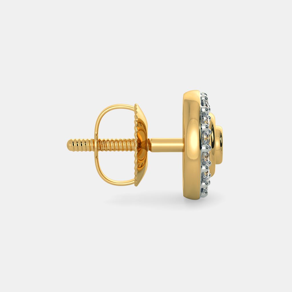 Diamond gold sales earrings price