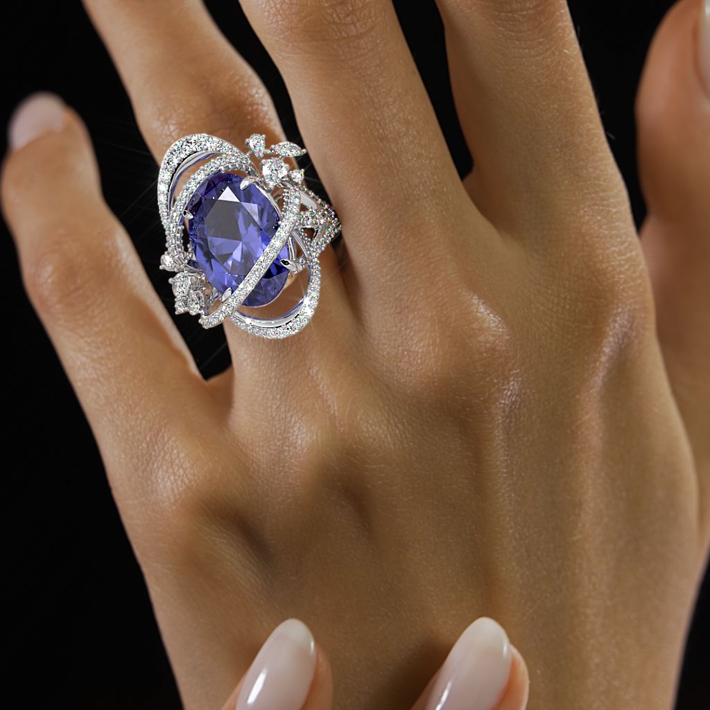 The Omivara Cocktail Ring | BlueStone.com