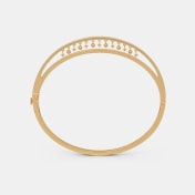 The Ballet Of Gold Oval Bangle - thumb 6