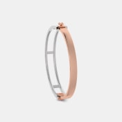 The Attached Together Oval Bangle - thumb 5