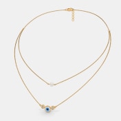 The Serenith Evil Eye Layered Necklace - thumb 3