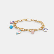 The Zahria Evil Eye Charm Bracelet - thumb 3