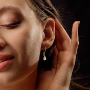 The Milu Dangle Hoop Earrings - thumb 3