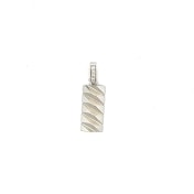 The Strake Facet Platinum Pendant - thumb 5