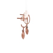 The Love Cascade Dangle Hoop Earrings - thumb 4