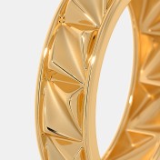 The Facet Peak Band Ring For Him - thumb 3
