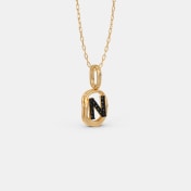 The Glyph N Initial Pendant - thumb 4