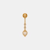 The Nacrisse Dangle Hoop Earrings - thumb 5