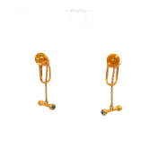 The Kazo Toggle Front Back Earrings - thumb 4