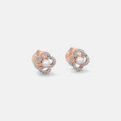 The Diamante Stud Earrings - thumb 4