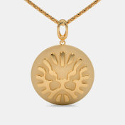 The Avela Medallion Necklace - thumb 4