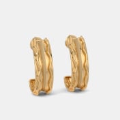 The Fleuris J Hoop Earrings - thumb 6