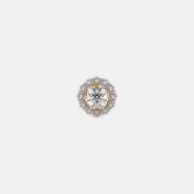 The Diamelisse Solitaire Stud Earrings - thumb 5