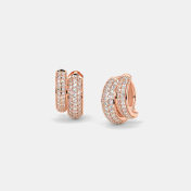 The Nettile Huggie Earrings - thumb 1