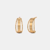 The Elarith J Hoop Earrings - thumb 1