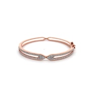 The Shard Oval Bangle - thumb 3
