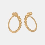 The Wontony Orange Peel Hoop Earrings - thumb 4