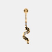 The Chessboard Dangle Hoop Earrings - thumb 3