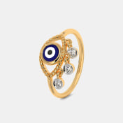 The Anselma Evil Eye Ring - thumb 1