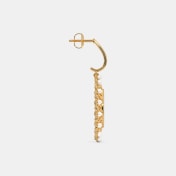 The Sascha Dangle Hoop Earrings - thumb 7