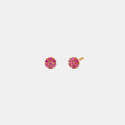 The Pink Corundum Azerbaijan Stud Earrings - thumb 1