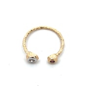 The Earthset Top Open Ring - thumb 5