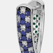 The Mint Marina Two Way Hoop Earrings - thumb 3