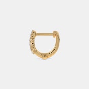 The Malani Multi Pierced Hoop Earrings - thumb 8