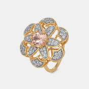 The Zinnia Rose Cocktail Ring - thumb 1