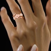 The Trifoliate Spiral Ring - thumb 2