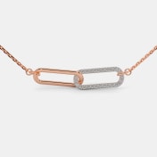 The Duo Link Pendant Necklace - thumb 5