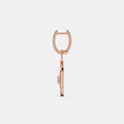 The Ineza Dangle Hoop Earrings - thumb 5