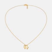 The Cursive N Necklace - thumb 4